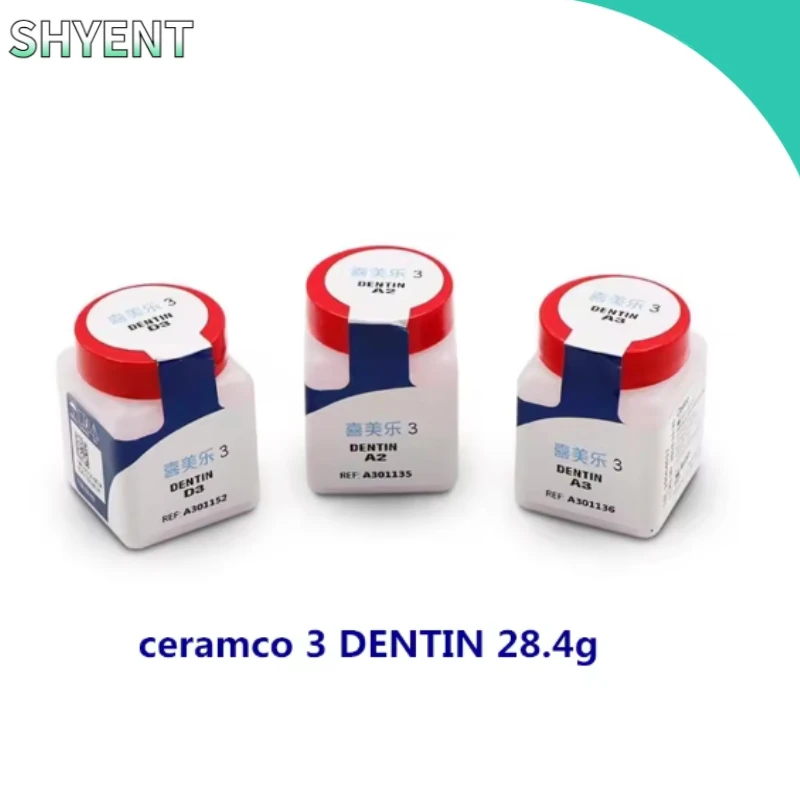 

1 шт. Dentsply Ceramco3 Dentin A-D 28,4 г 3D керамический порошок серии Ceramco3 VITA расходные материалы для обработки зубных протезов 28,4 г