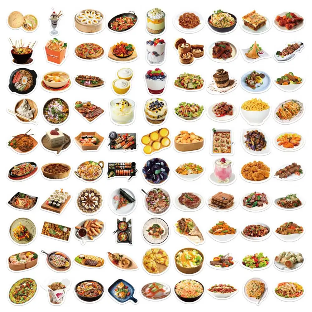 Bright Color 90Pcs Nice-looking Luggage Car Laptop Stickers PVC DIY Stickers Removable   Daily Life