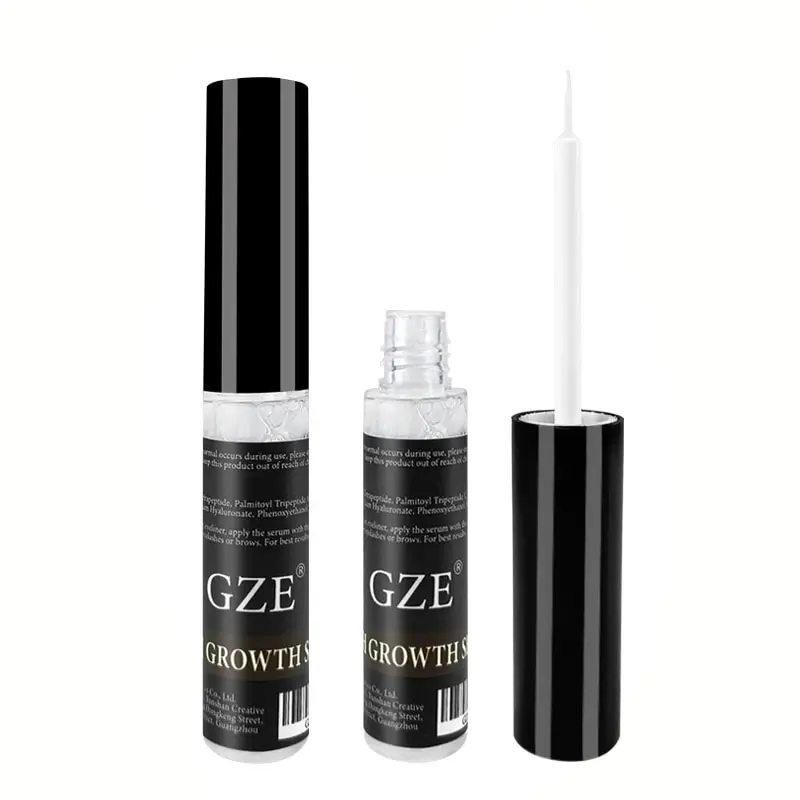 Premium Eyelash Serum by GZE, Lash Boosting Serum for Longer, Fuller Thicker Looking Lashes (5ML) 5-pack