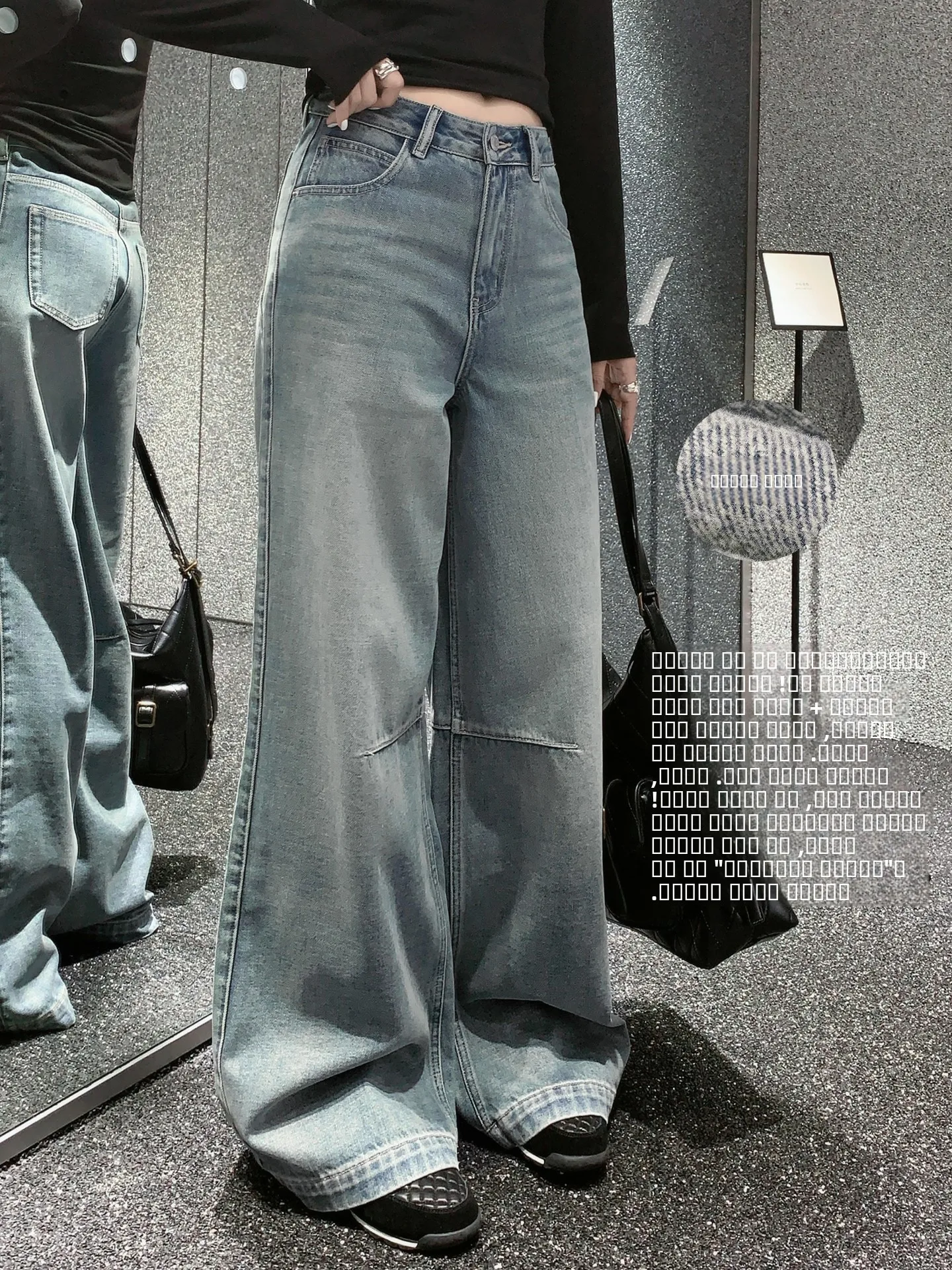 

Meiyang Ретро Fce Lined Широкие джинсы с высокой талией Повседневные свободные женские джинсовые брюки Осень-зима Теплые брюки