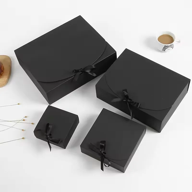 10PCS Multi-Size Paper Gift Boxes for Celebrations
