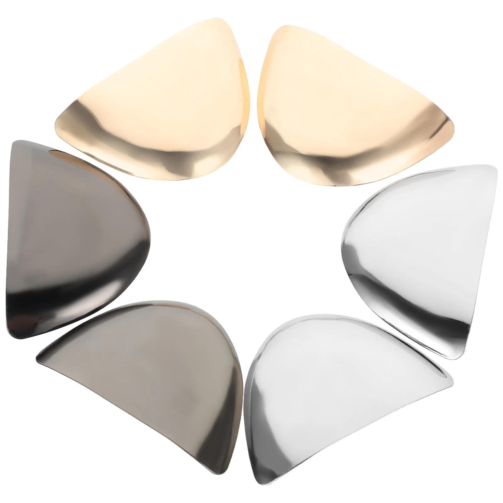 

6Pcs Shoe Protection Metal Toe Caps Durable Iron High Heel Protector Cover Boot Toe Protectors Heel Protectors