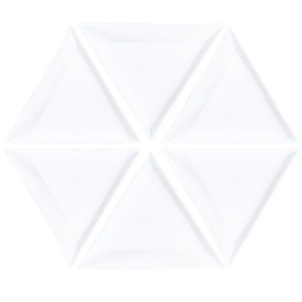 

20Pcs Triangle Plastic Jewelry Trays Bead Sorting Rhinestone Organization DIY Craft Supplies Lightweight Stackable Nesting