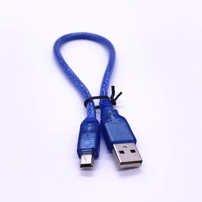 USB 2.0 Type A Male To Mini B 5pin Male PC Data Cable Cord Leads Length 30cm