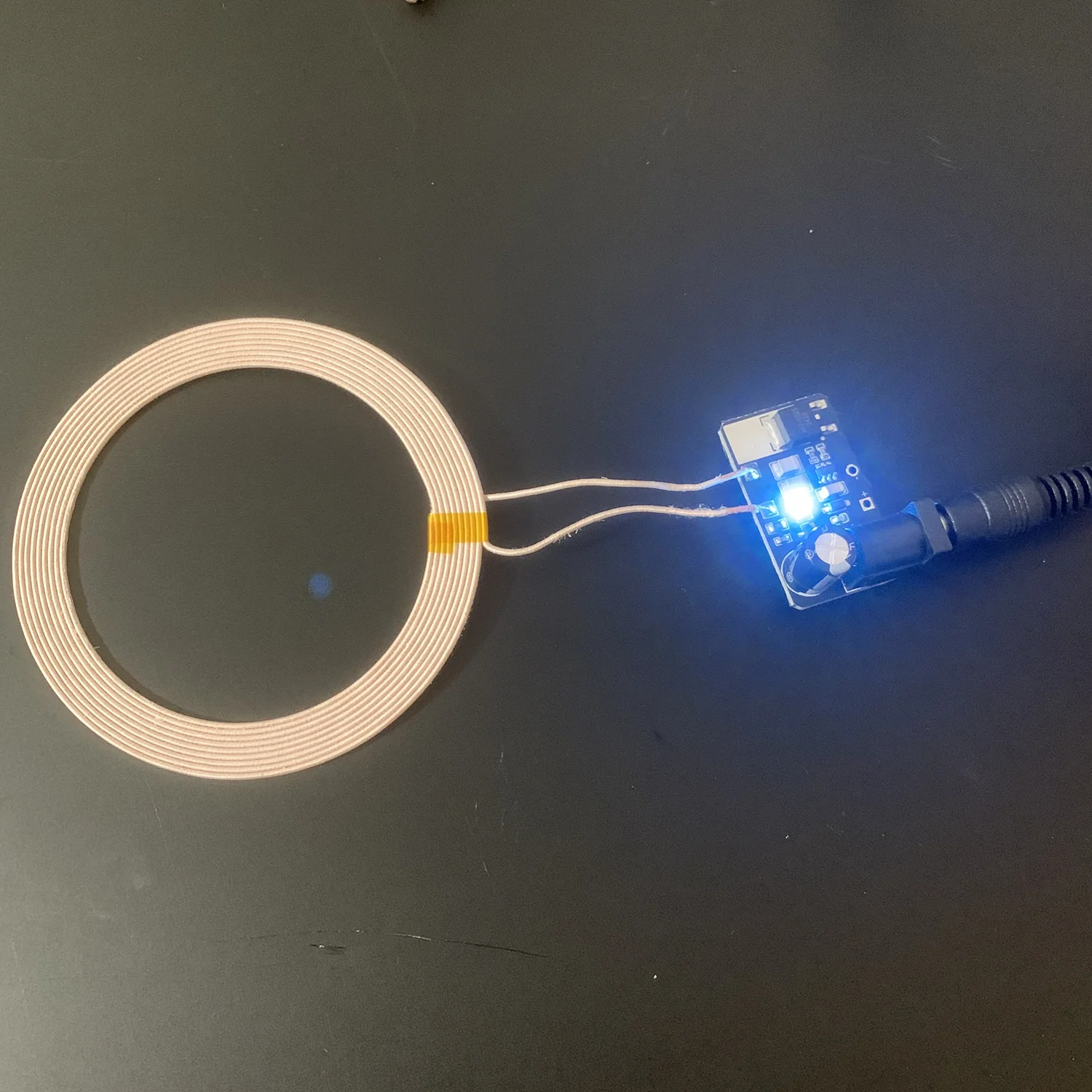Imagem -05 - Fonte de Alimentação sem Fio Transmissor Bobina Indução Receptor dc 24v Iluminação Led 0150 mm Pcs