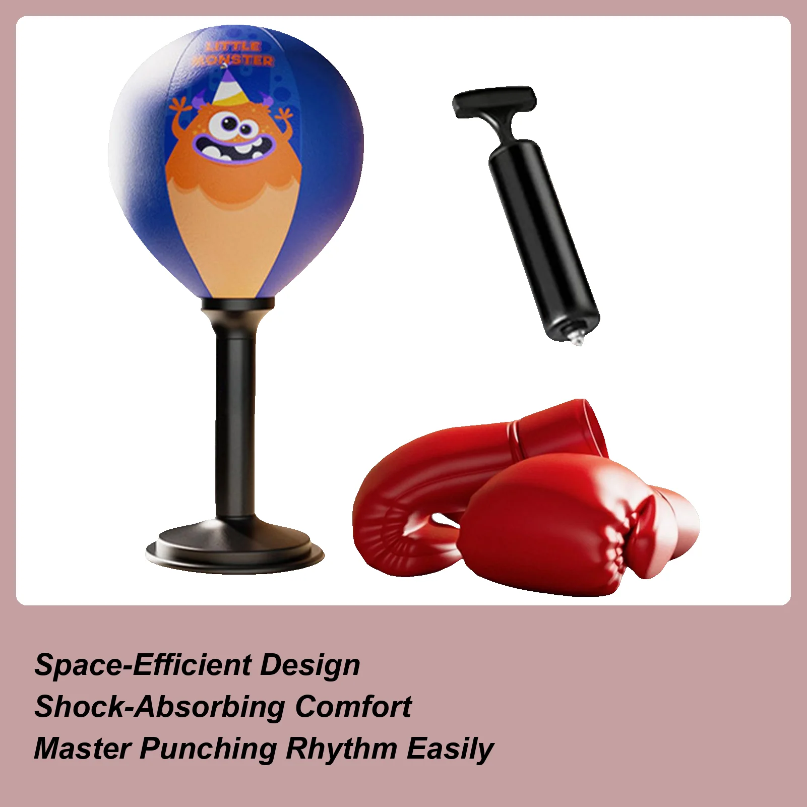 

Настольная боксерская груша, тренировочная игрушка с суперприсоской, боксерская груша для снятия стресса для детей и взрослых, дома, спальни, гостиной