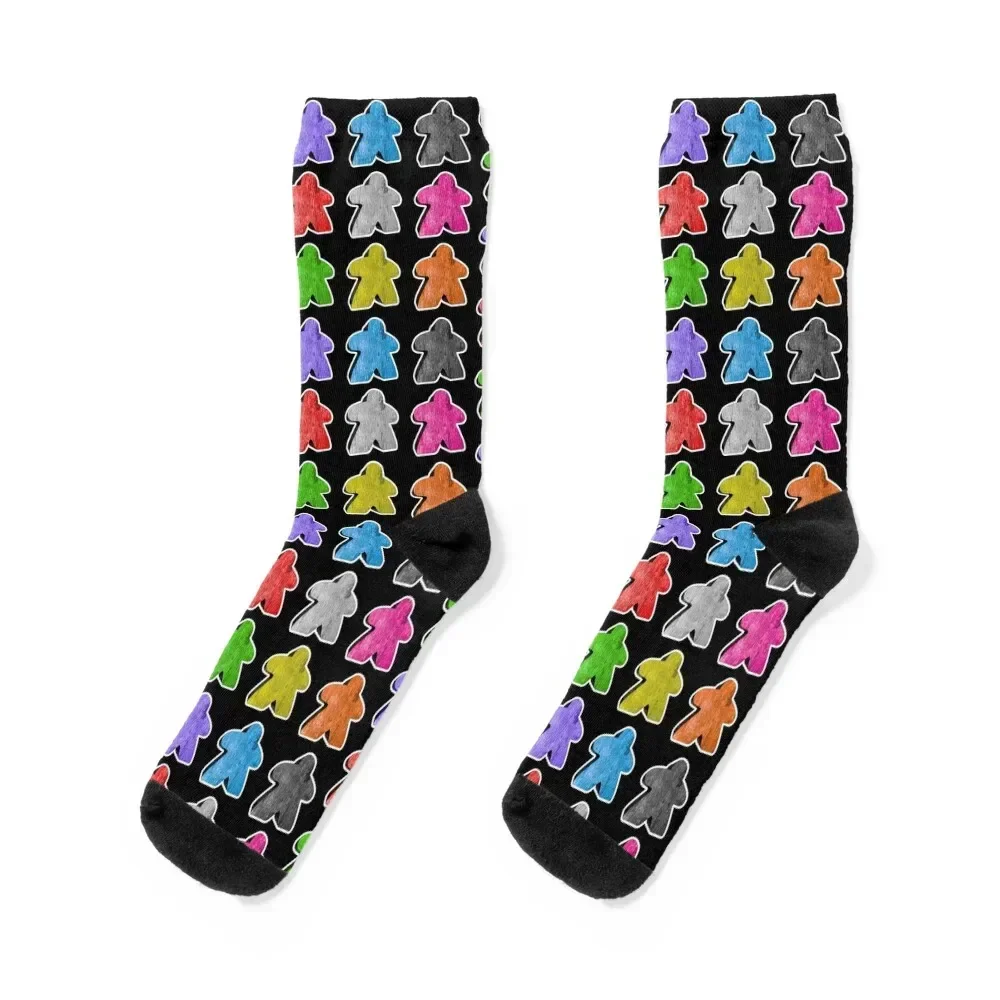 Meeple People Socks kids christmas stocking Man Socks Women's