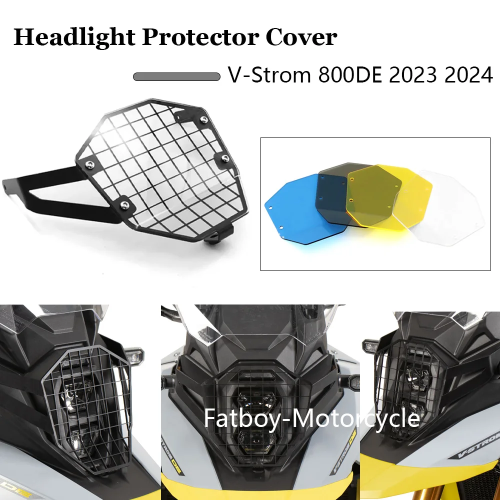 2023 2024 NEW Motorcycle Head Light Grill Protector Covers Headlight Grille Guards For Suzuki V-STROM 800 V-STROM800 DE