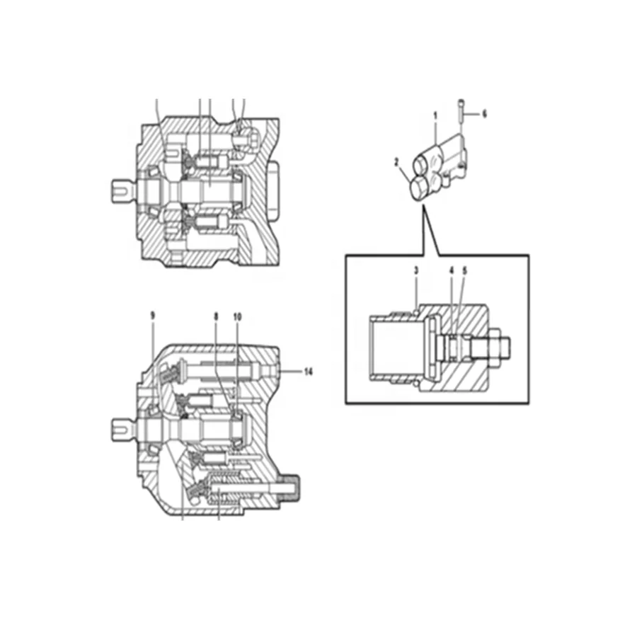 

Gold seller VOE 11707966 VOE 11192166 Acculated Dump Truck Piston Pump for A35D A40D T450D A35D A35E A35F A40E A10VSO18DR/31R-VS