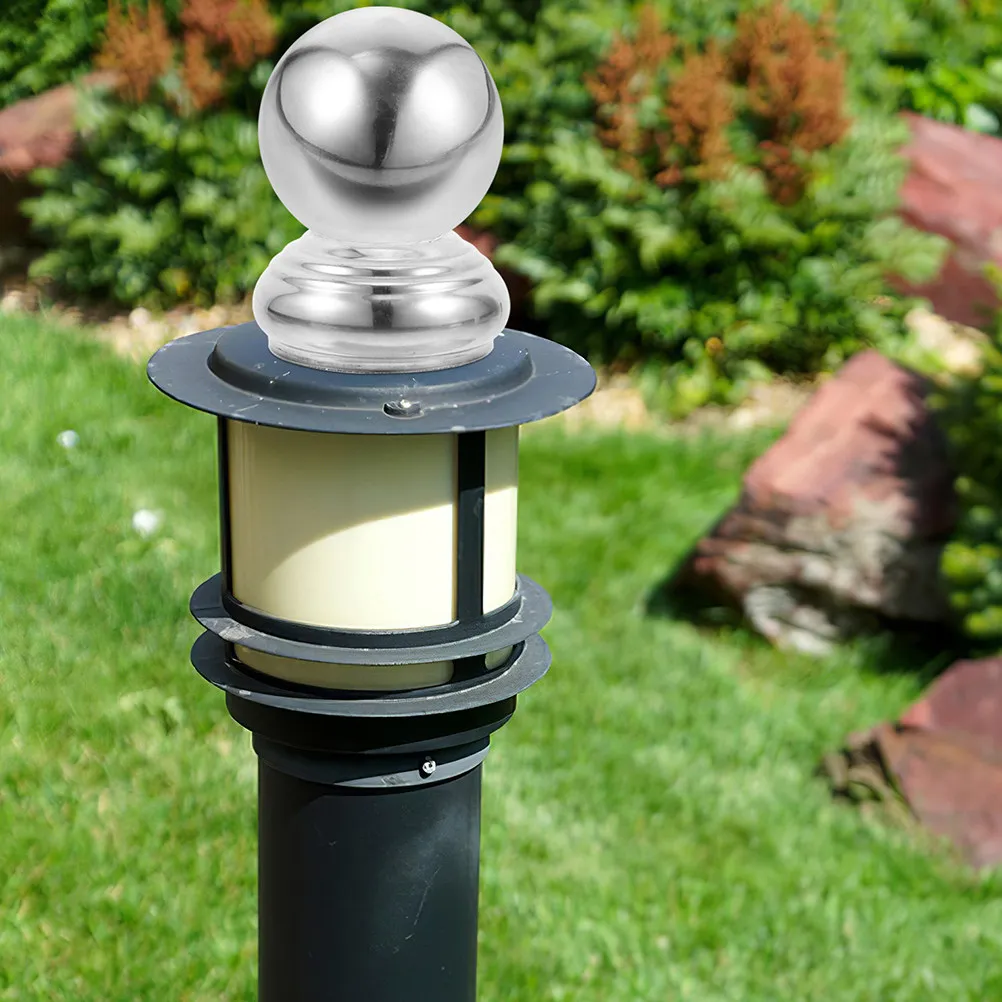 2Pcs Stainless Steel Garden Gazing Ball Stand Outdoor Multi-Function Sphere Display Base Holder Decor Outdoor Gazing Ball Base