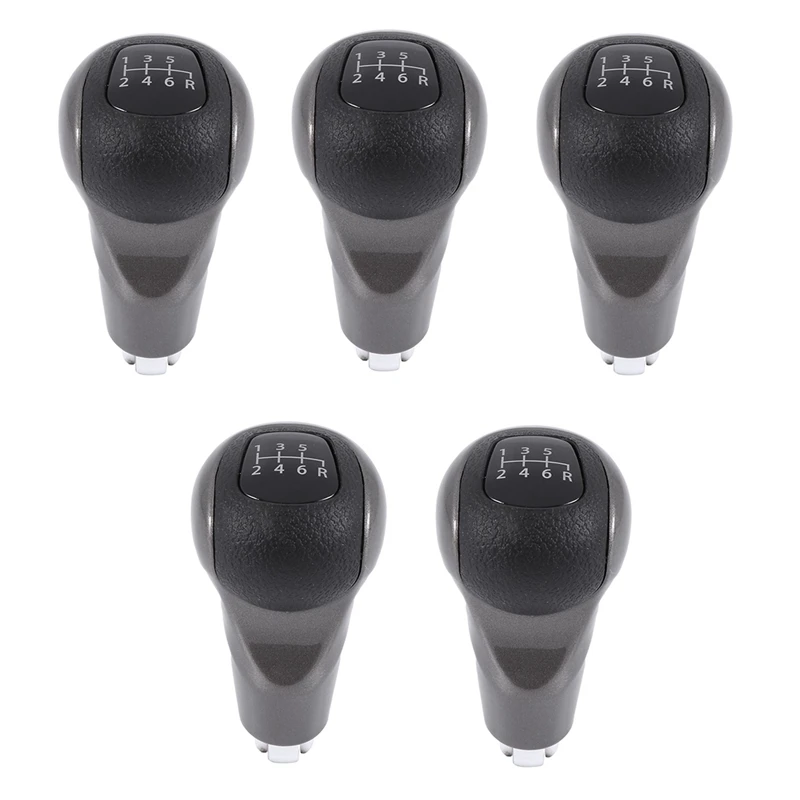 5X 6 Speed MT Car Gear Shift Knob Stick Ball Head Change Lever Knob For Honda Civic DX EX LX 2006-2011 54102-SNA-A01