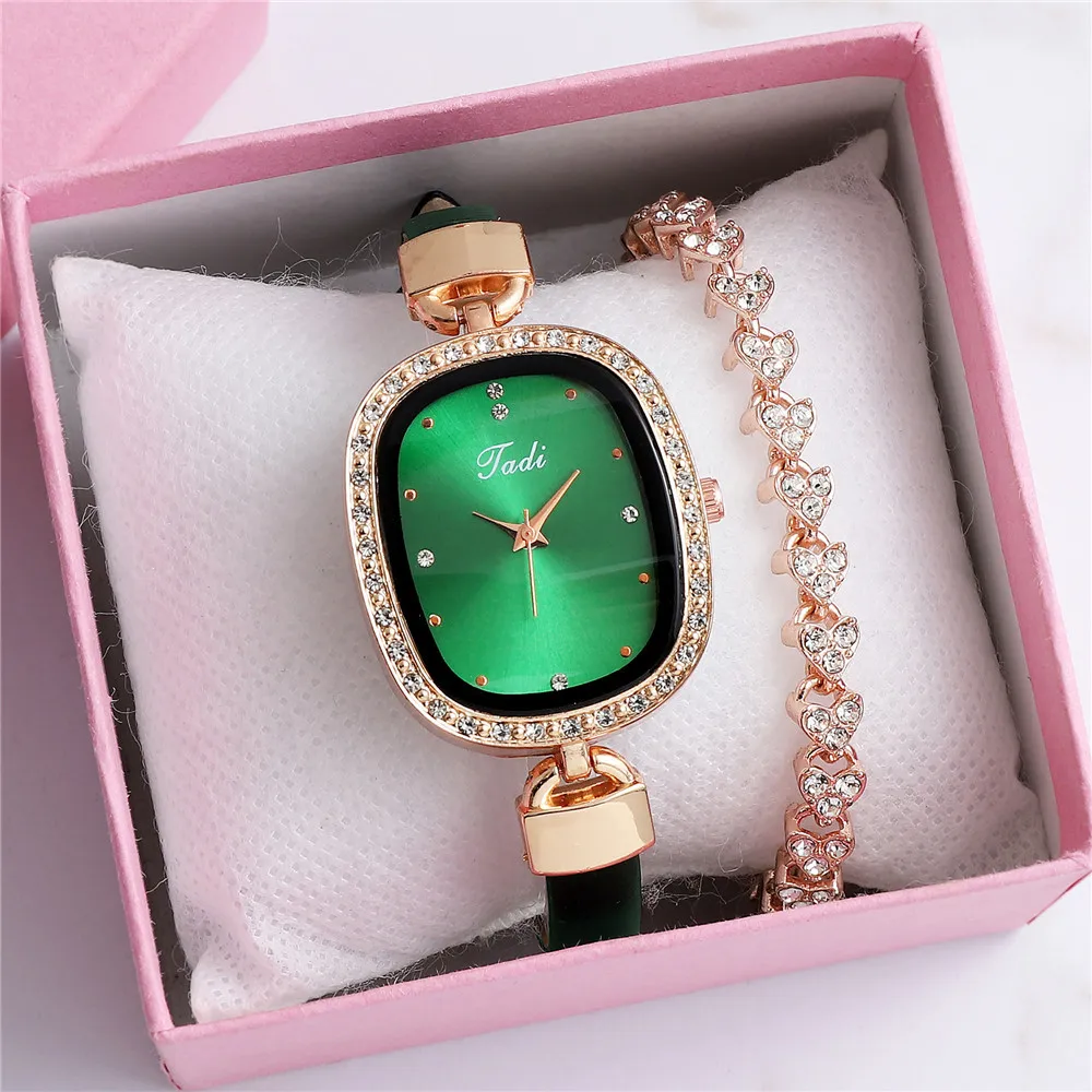 Luxury Fashion Women\'s Wristwatch Rhinestone Fine Strap Ladies\' Fashion Watches Quartz Watch Women Timepiece