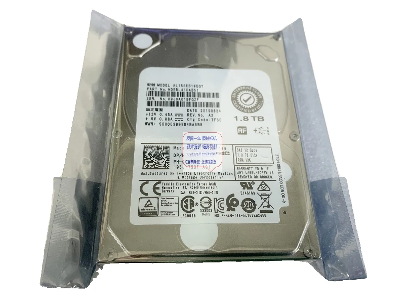 Для DELL 0WRRF AL15SEB18EQY 1,8T SAS 10K 12G 2,5 дюйма R740 R940
