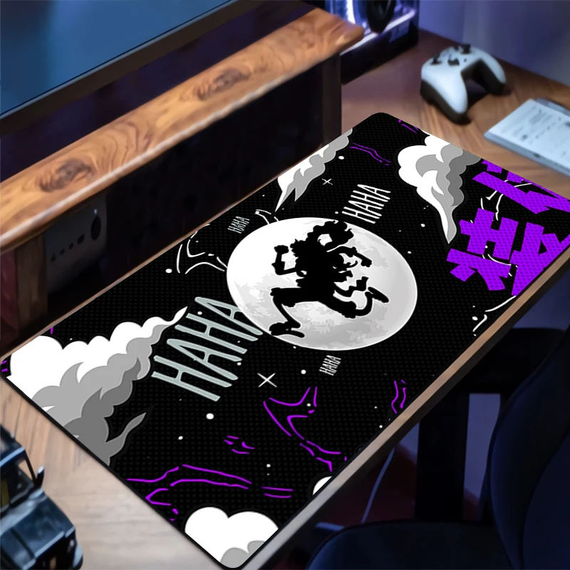 

Mousepad PC Gaming Accessories Computer Cabinet Extended Mat Non-Slip HD Mouse Pad One Piece Luffy Anime Keyboard Pad Desk Mat