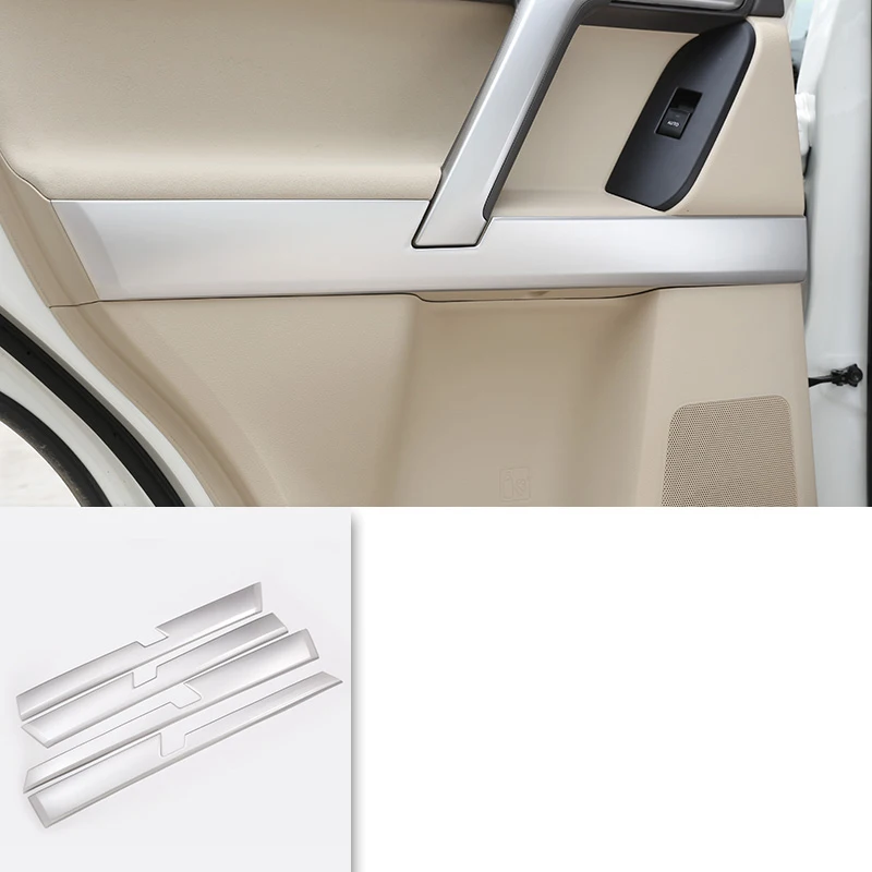 

Lsrtw2017 for Toyota Land Cruiser Prado J150 150 Car Inner Door Armrest Panel Trims Decorative Interior Accessories 2018