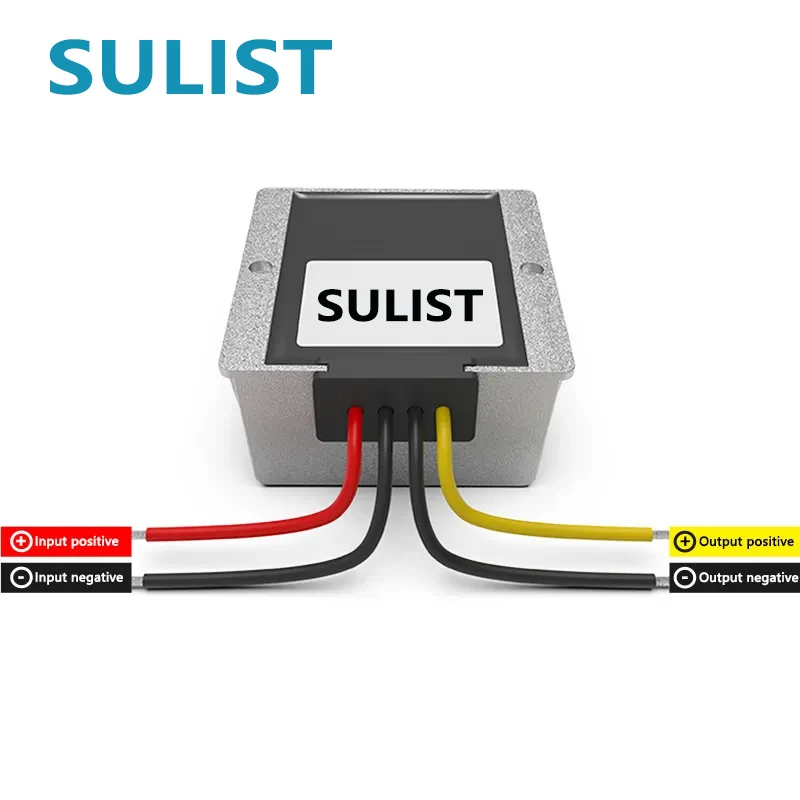 SULIST car 10-36V to 12V13.8V/15V/19V20V/24V voltage regulator DC to DC buck-boost power supply regulator module 5A-30A