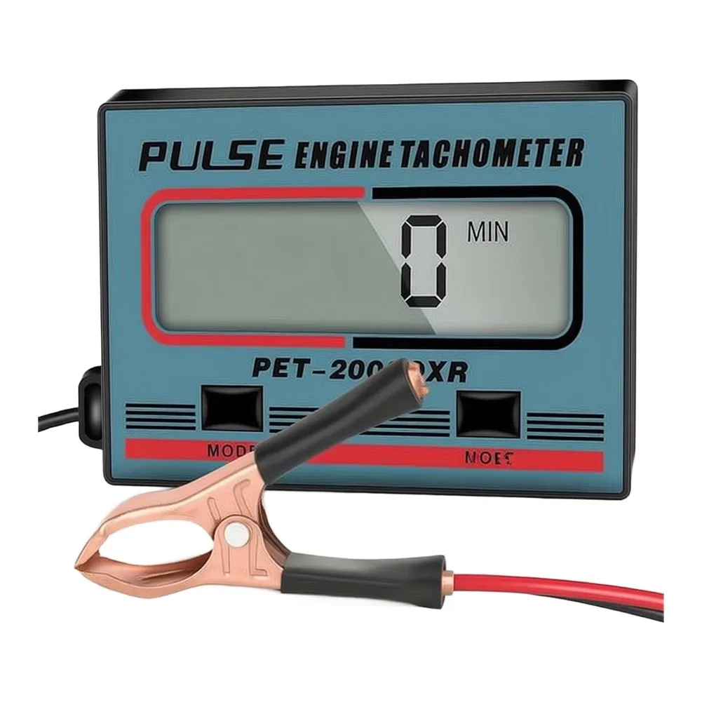 Tachometer Digital for Small Engine RPM Measurement on For Lawn Mower Motorcycle with Timing Range and Power Saving Features