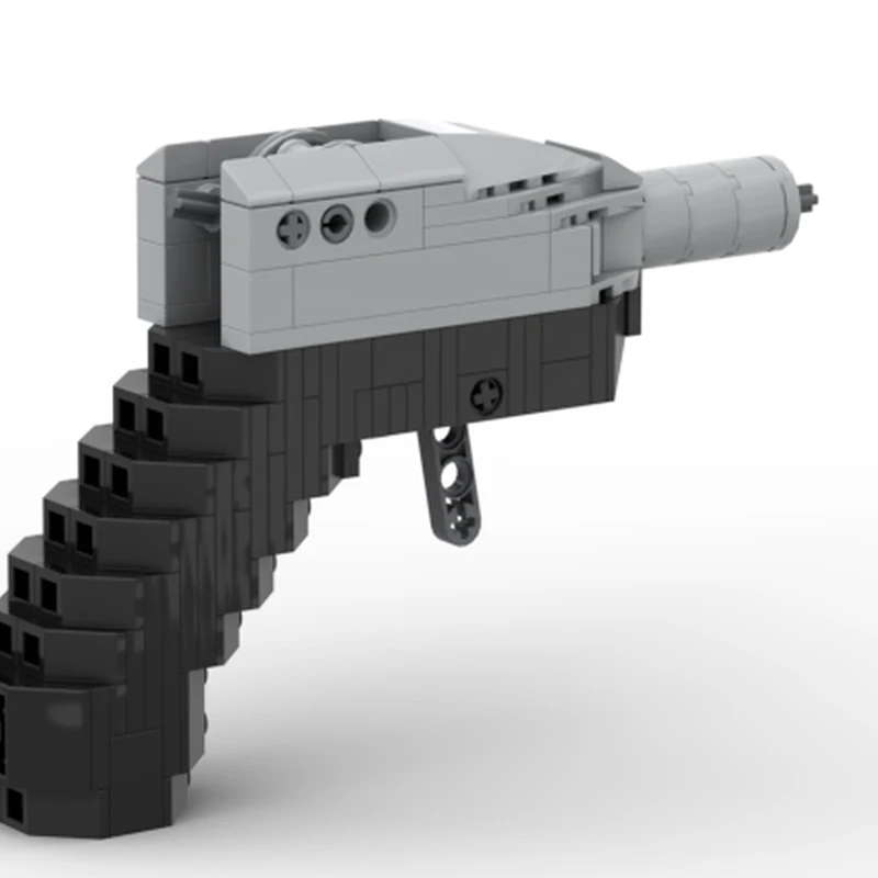 

136 шт. MOC Vintagees Derringer стиль резиновая лента шутер DIY строительные блоки модель креативная настольная игрушка игрушки на день рождения подарок
