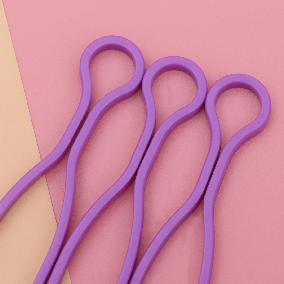 30 قطعة من مشابك بكرة بلاستيكية أرجوانية، مشبك ملفوف ثابت لملحقات ماكينة الخياطة، يمنع الكسر #1