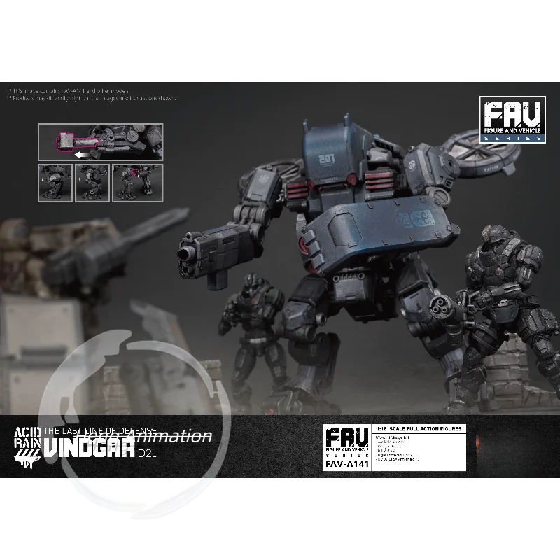 In stock  Acid Rain FAV-A141 Windgar D2L/FAV-A142 Christopher 1/18 Scale Action Figure Ornament Collection