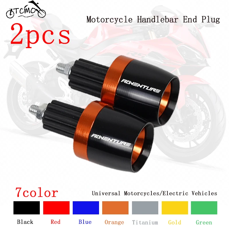 

For KTM 390 790 1050 1090 1190 890 ADVENTURE ADV 1290 Super Adventure CNC Motorcycle Handlebar Grips End Cap Handle Bar End Plug