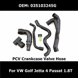 035103245G 1.8T PCV Crankcase Ventilation Valve Hose Repair Kit For VW Golf Jetta 4 Passat Bora Polo Beetle Exhaust Pipe