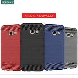 Case For Samsung Galaxy A3 2017 Case Silicone TPU Shockproof Carbon Cover for Samsung Galaxy A3 2017 A320 A320F Funda Capa Coque