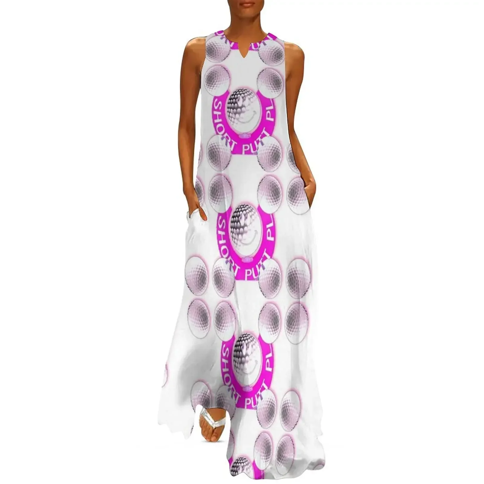 

Pink Putt Long Dress clothes for woman summer dresses womens 2025 Clothing female elegant party dresses for women 2025 Dress