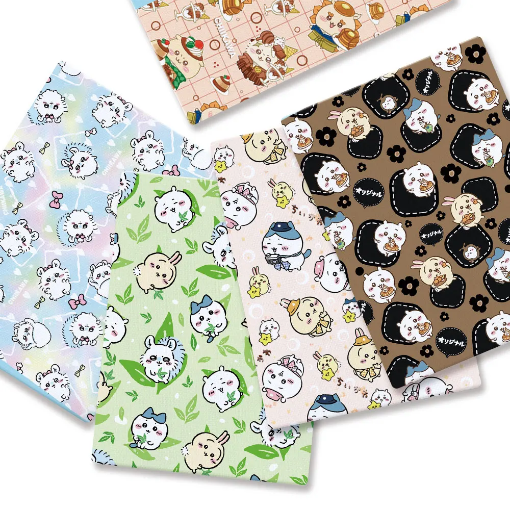 Polyester cotton Cartoon Fabric 140*50cm Handmade Sewing Patchwork Quilting Baby Dress Home Sheet Printed Fabric Sewing Kids