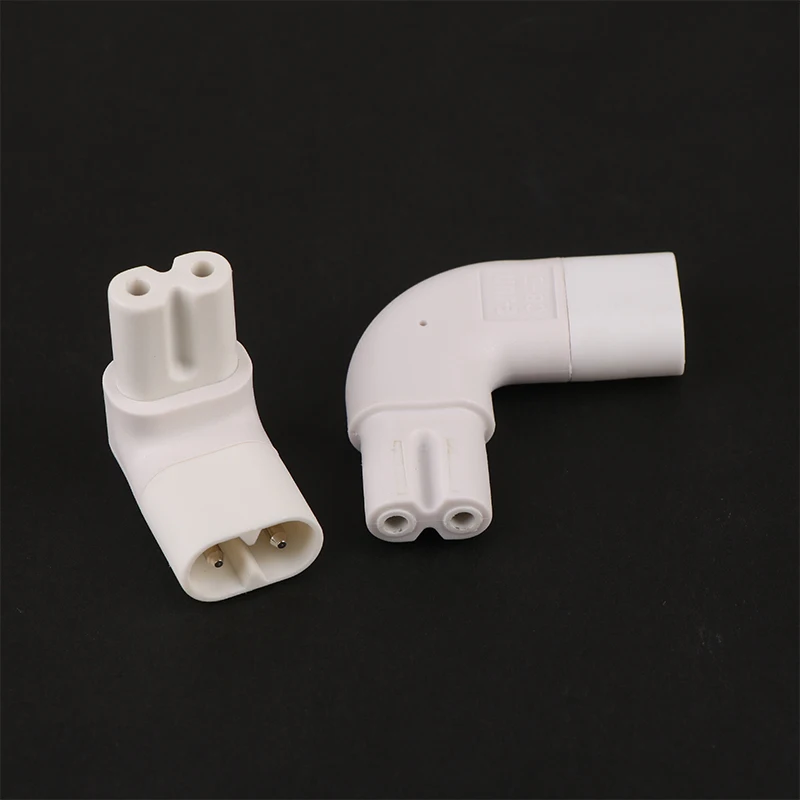 Printer Projector Power Extension Cable Converter IEC 320 2-Pin C7 Female To C8 Male Right Angled AC Power Adapter