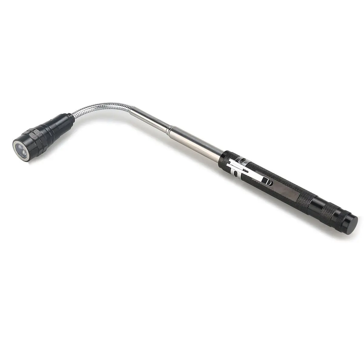 

3 LED Flashlight Telescopic Flexible Magnetic Head Portable Zoomable Torch Hands Free Metal Surface Retrieval Black