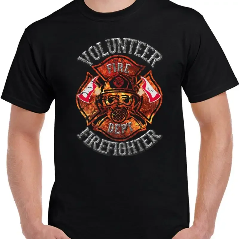 Volunteer Firefighter Fire Dept Proud First Responder Work T Shirt