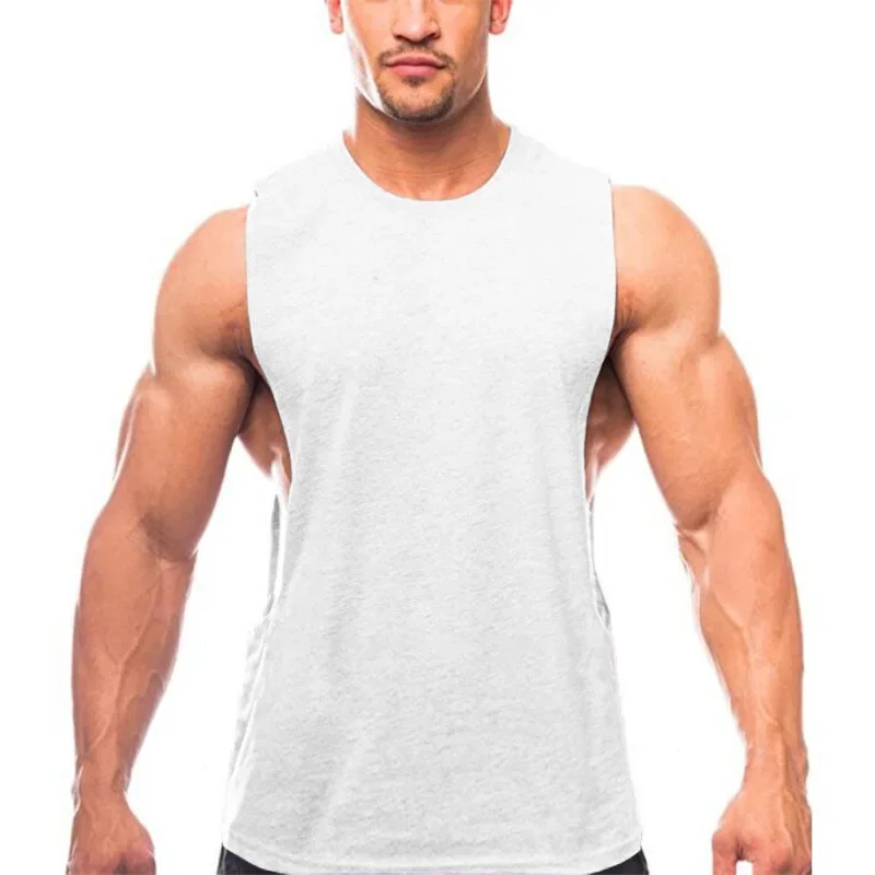 Your OWN Design Brand Logo/Picture Mens Workout Gym Clothing Bodybuilding Tank Top Custom Sport Fitness Singlets Sleeveless Vest - Image 5