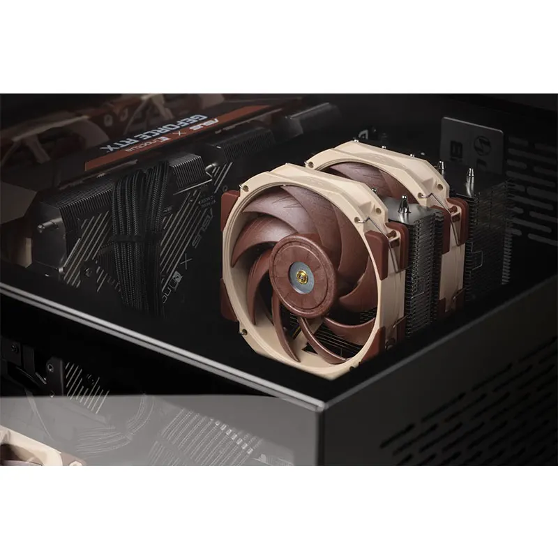 Noctua NF-A12X25 PWM 120mm Caso Fan Quadro Redondo Novo Sterrox®Ventilador refrigerando do rolamento do polímero SSO2 do cristal líquido 6 anos garantia