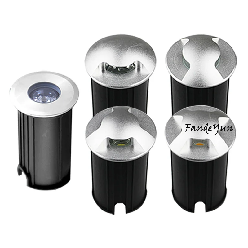 3W 5W Buried Garden Path Spot Recessed Underground Light AC220V110V DC12V IP67 Waterproof Led Garden Underground Lamps