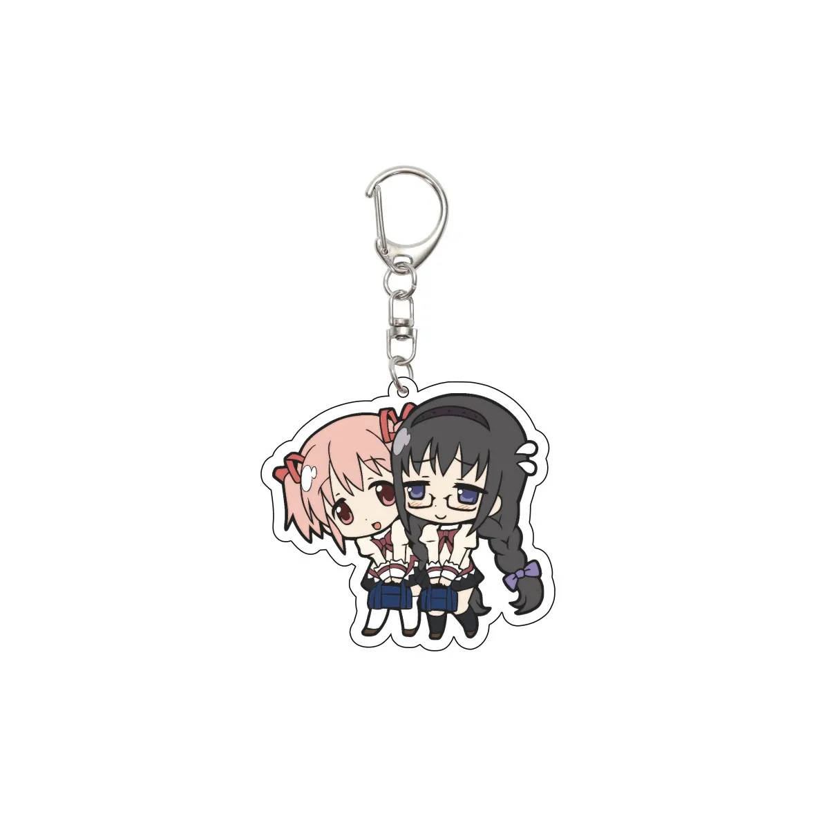55MM Anime Puella Magi Madoka Magica‌ Keychain Miki Sayaka Tomoe Mami Kaname Madoka Akemi Homura Keychain Christmas Gifts view 4