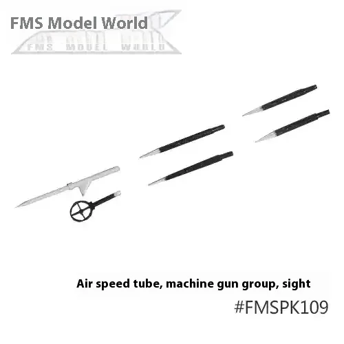 Fms 1400mm P40b Aircraft Accessories, Fuselage, Main Wings, Propellers, Propeller Covers, Landing Gear, Cabin Doors, Tires image 3