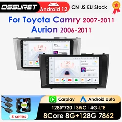 2Din AI Carplay Android Auto Car Radio For Toyota Camry Aurion 2006-2011 Car Intelligent Systems Audio Navi GPS Autoradio 7862