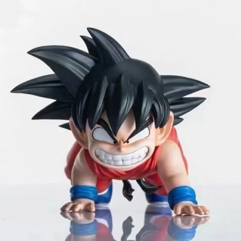 Figura de Dragon Ball Anime para gatear en la infancia, figuras de acción de Son Goku, muñeca de PVC, juguetes coleccionables, regalos para niños