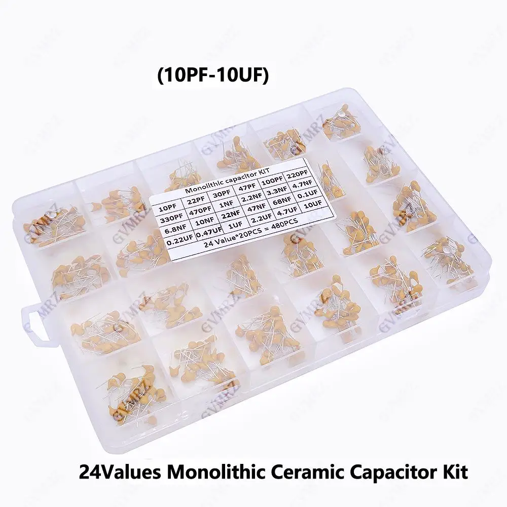 kit-de-capacitores-ceramicos-monoliticos-com-480-pecas-e-24-valores-embalado-em-caixa-para-projetos-de-acoplamento-e-filtragem-de-sinal-em-circuitos-eletronicos-10pf-10uf