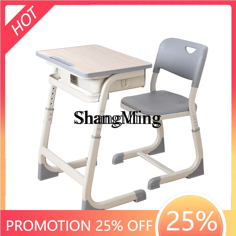 

ZYY Desks and Chairs School Home Students Children's Learning Desks Training Course Counseling Single Lifting Desk
