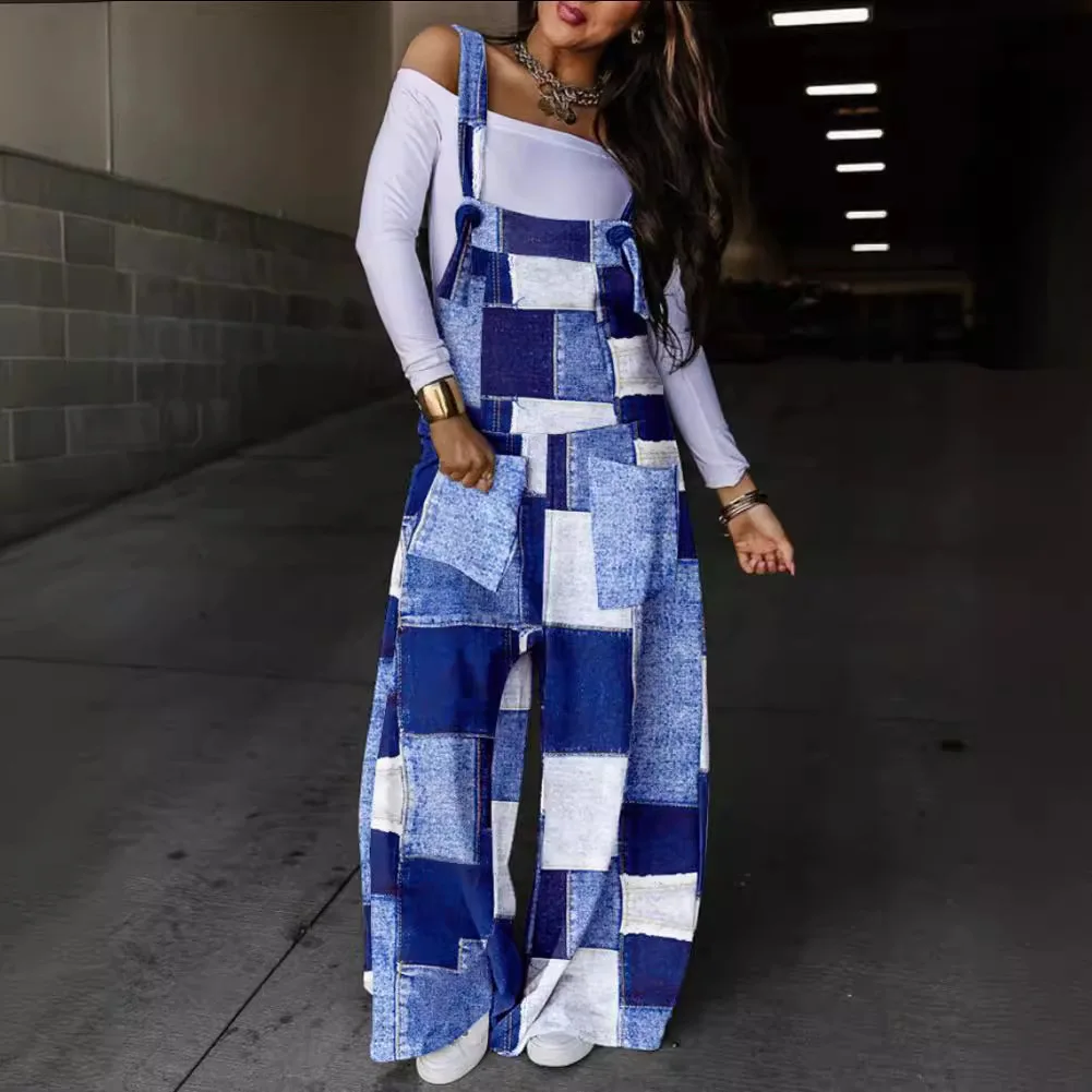 Women's Fashion Leopard Print Jumpsuit - usage example