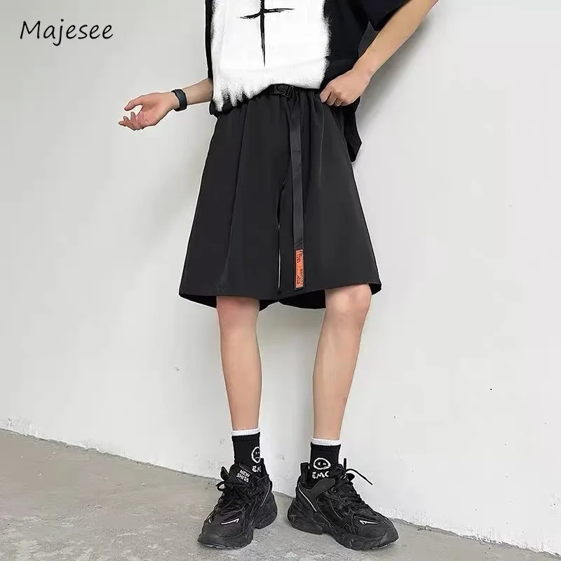 Shorts Men European Style Daily Spring Simple High Street Fashion Casual Loose Handsome Charming Chic Vintage College Breathable