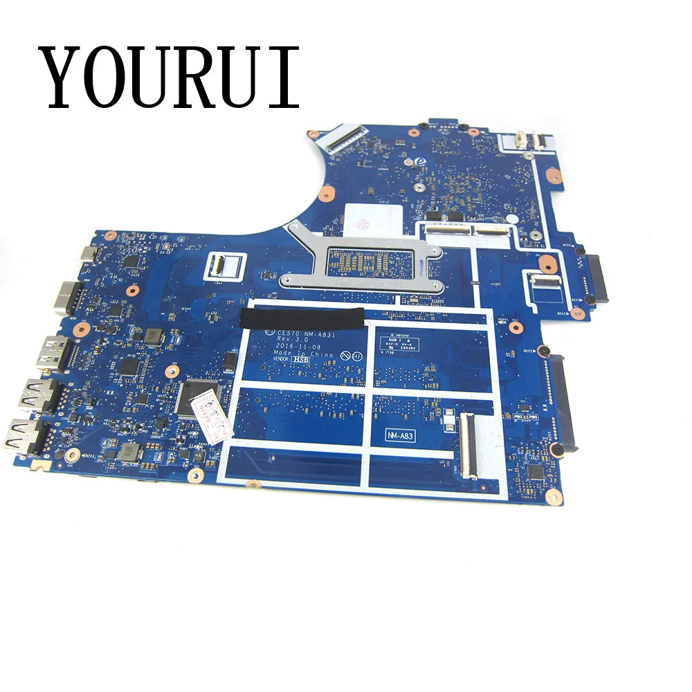 NM-A831 For LENOVO ThinkPad E570 Laptop Motherboard with I5 I7 7th Gen CPU and GTX940M GPU Mainboard