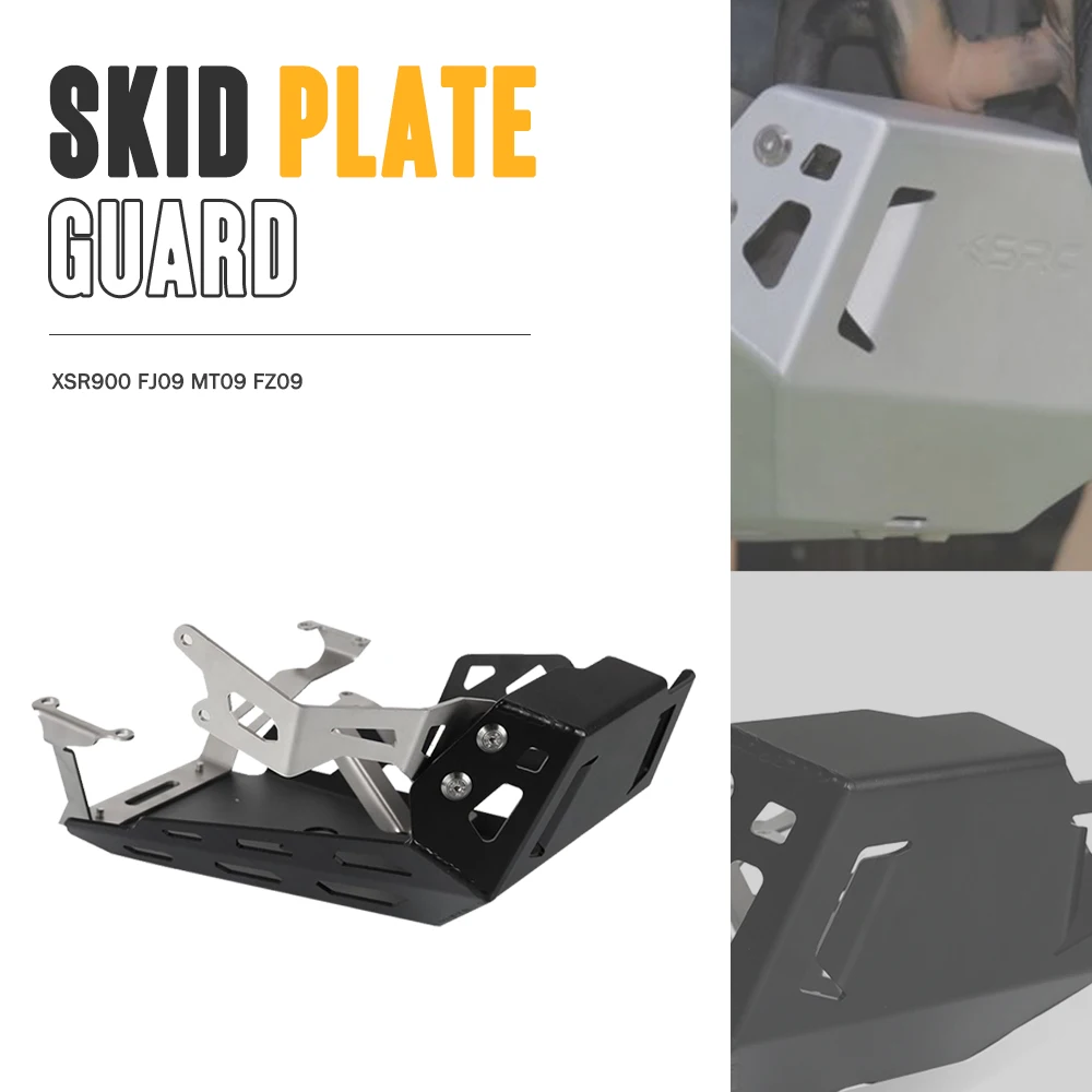 For YAMAHA FJ-09 FZ-09 XSR900 MT09 MT-09 FZ09 2014-2023 Motorcycle Accessories Skid Plate Engine Guard Chassis Protection Cover