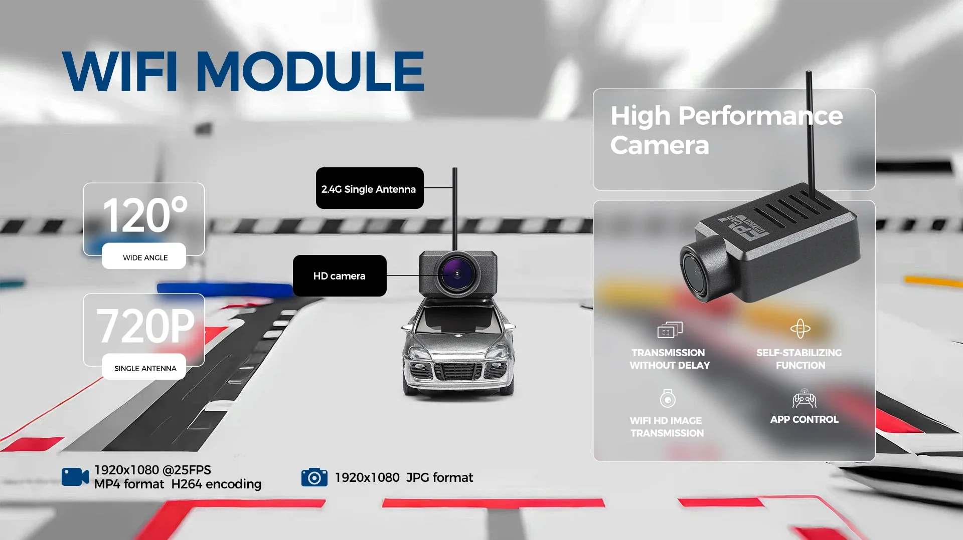 سيارات WLtoys 6401 Mini RC 1:64 مع كاميرا 720P FPV، تحكم في تطبيق Wifi، لعبة سيارة سباق RC جديدة 2025، هدايا للأطفال للأولاد والبنات #4