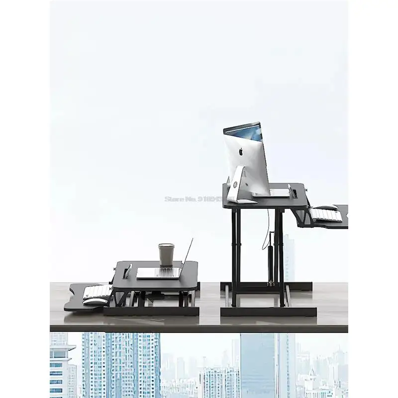 Simples e moderno mesa de pé dobrável mesa de elevação notebook suporte elevado mesa de elevação do computador