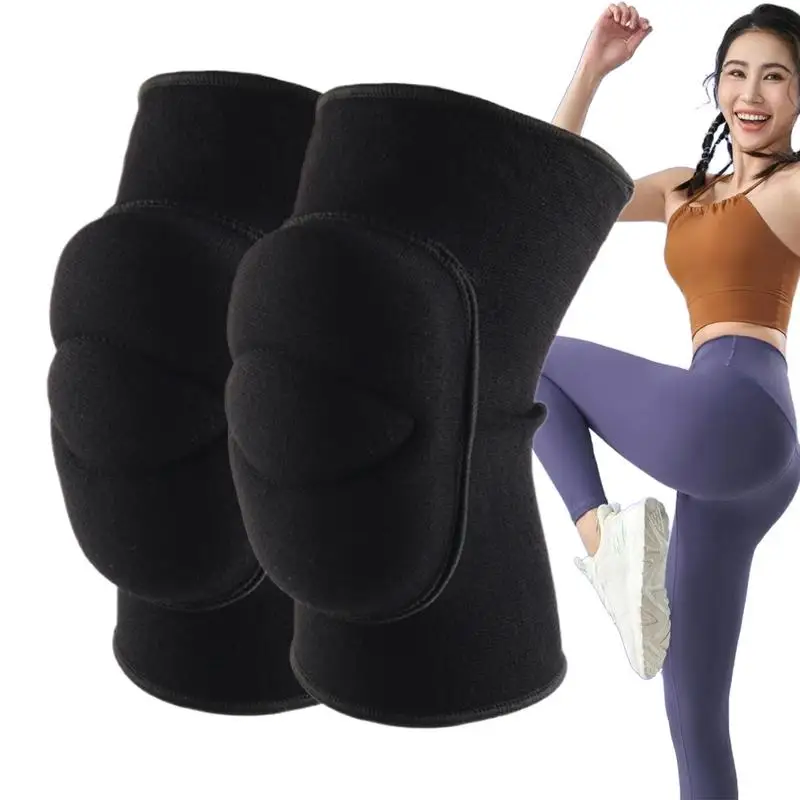 Knee Protector Running Knee Sleeve Soft Knees Protective Brace For Volleyball Football Dance Yoga Tennis Running Cycling Workout