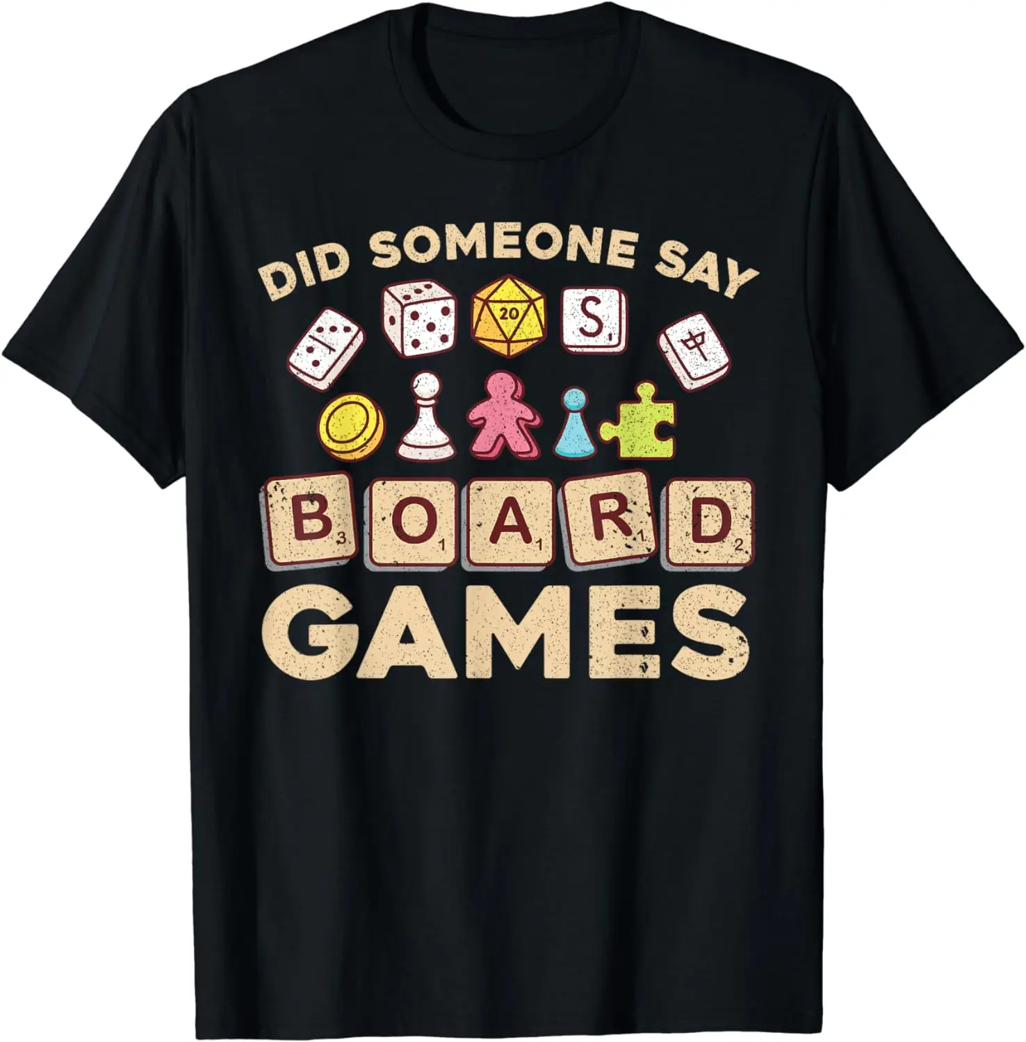 Cool Board Games for Men Women Game Nerd Gamer Chess Lovers T-Shirt Graphic T Shirts Men Clothing Tops Streetwear