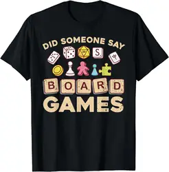 Cool Board Games for Men Women Game Nerd Gamer Chess Lovers T-Shirt Graphic T Shirts  Men Clothing Tops Streetwear